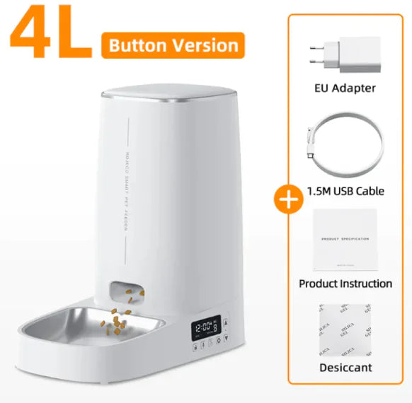 Automatischer Katzenfutterautomat (4 Liter)