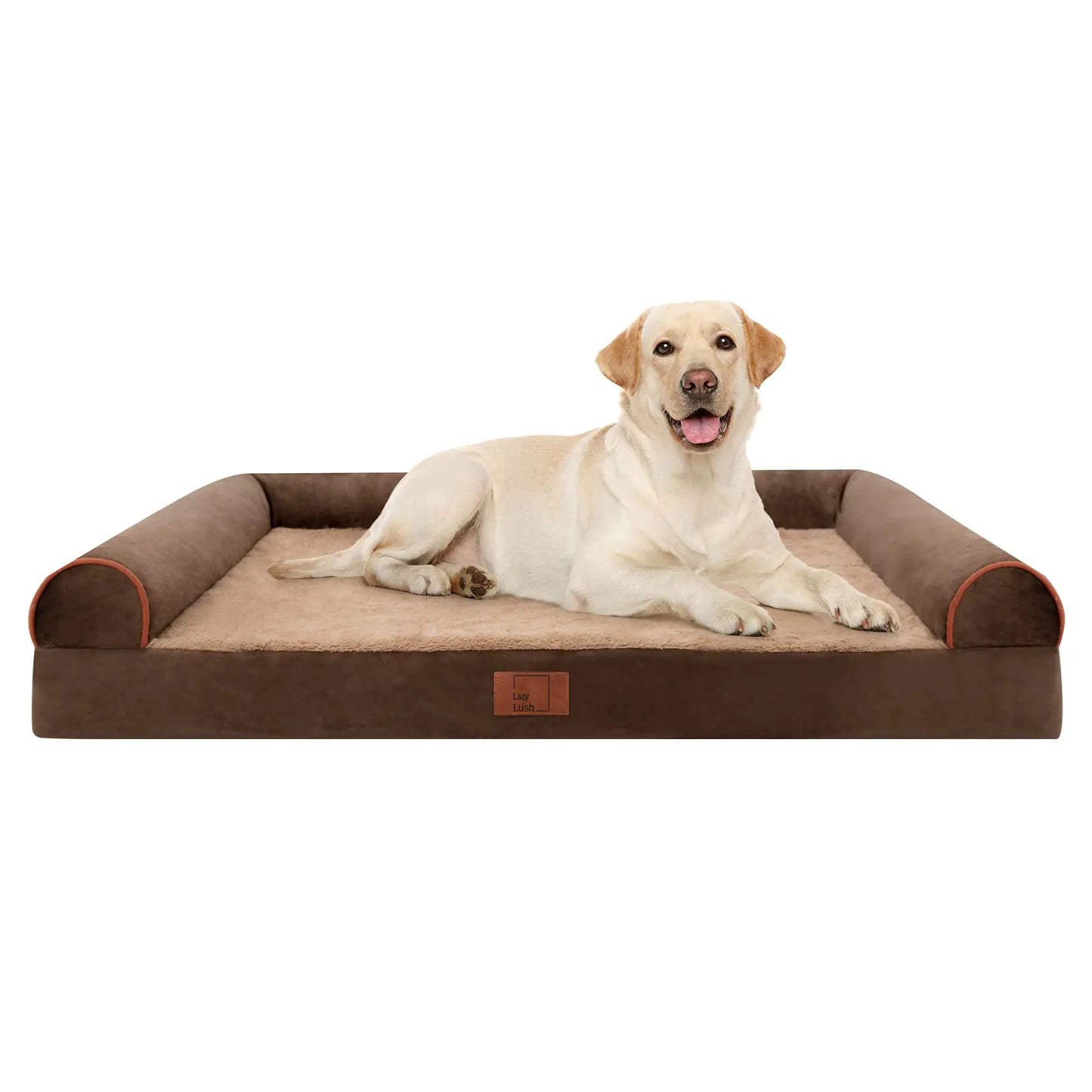 Lazy Lush XL Dog Bed Dog Beds for Extra Large Dogs XLarge Dog Bed Large Dog Bed with Removable Washable Cover Outdoor Dog Bed Washable Dog Bed