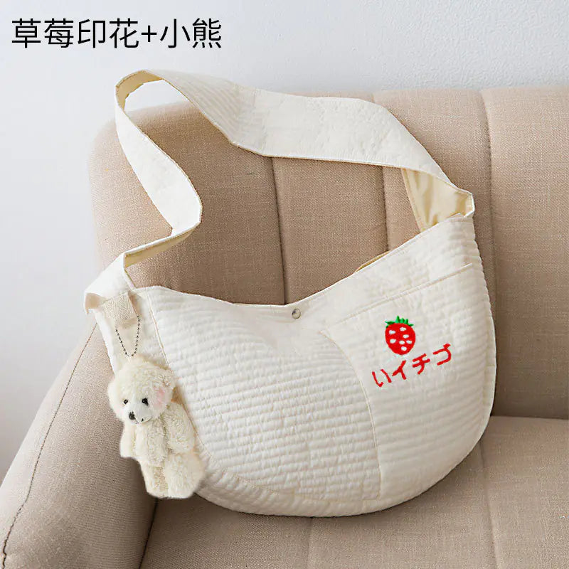 Portable Cat and Dog Backpack Canvas Pet Carrier