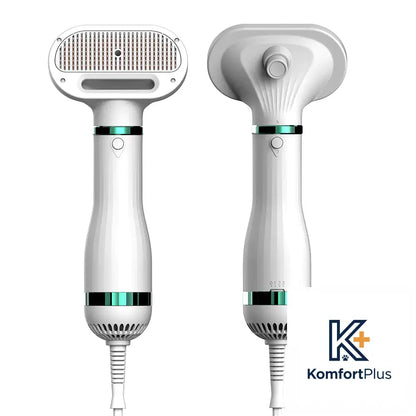 2-in-1 Pet Grooming Dryer and De-shedding Brush 2nd Generation A Blow Comb RK51 / European gauge plug