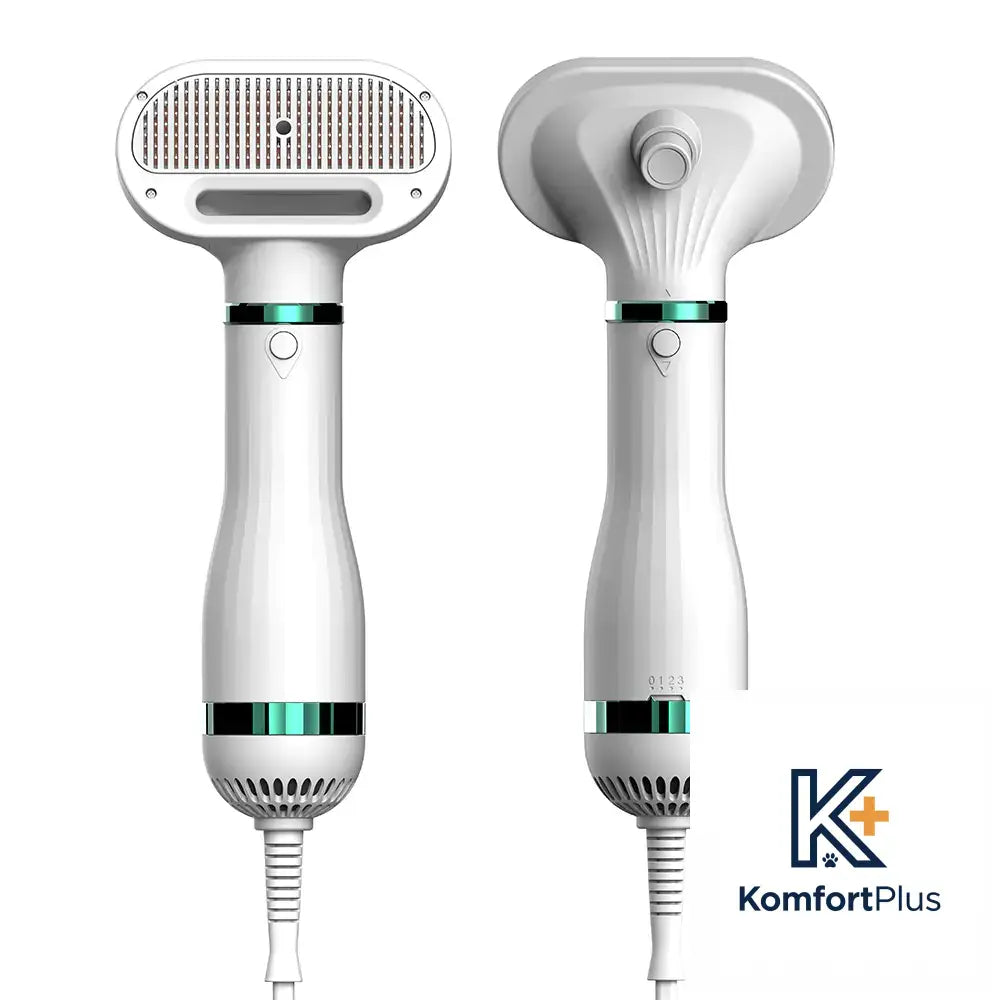 2-in-1 Pet Grooming Dryer and De-shedding Brush 2nd Generation A Blow Comb RK51 / Sundial plug