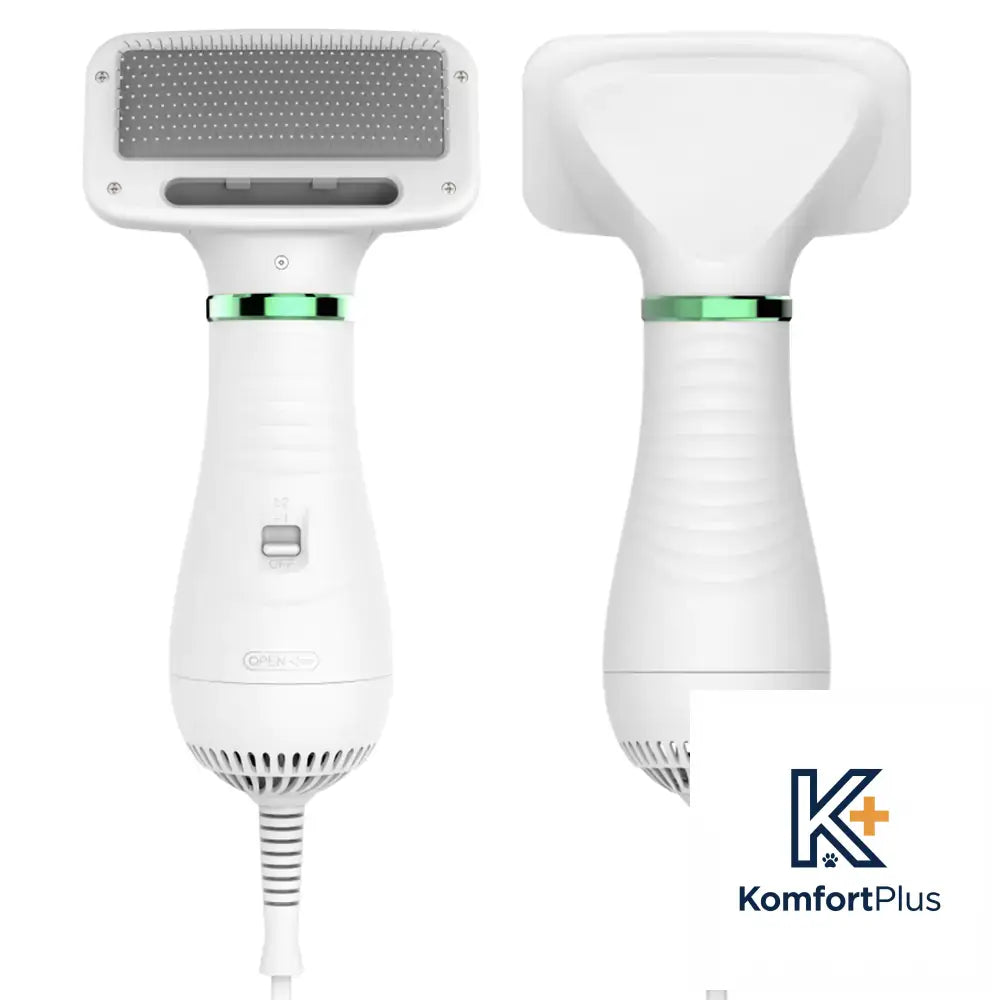 2-in-1 Pet Grooming Dryer and De-shedding Brush 1 Generation hair comb RK50 / European gauge plug