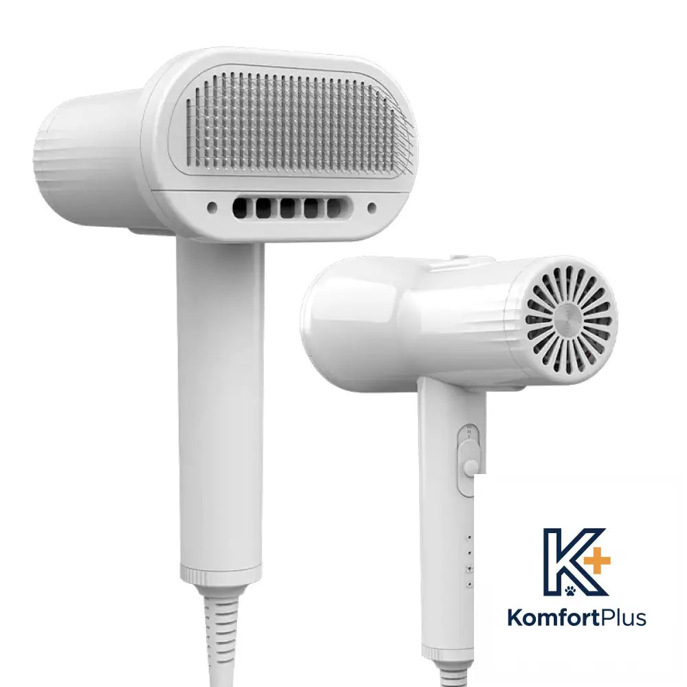 2-in-1 Pet Grooming Dryer and De-shedding Brush Hammer blowing comb RK54 / Korean plug