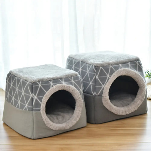 Pet Dog and Cat Bed Villa - Dual Use Space Capsule