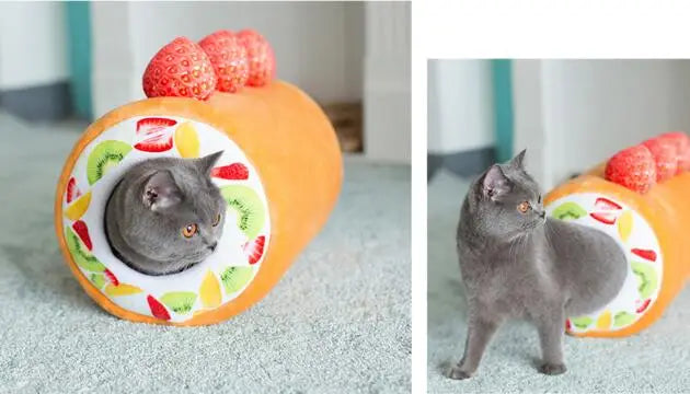 Cat and Dog Mat - Cake Roll Cat Bed