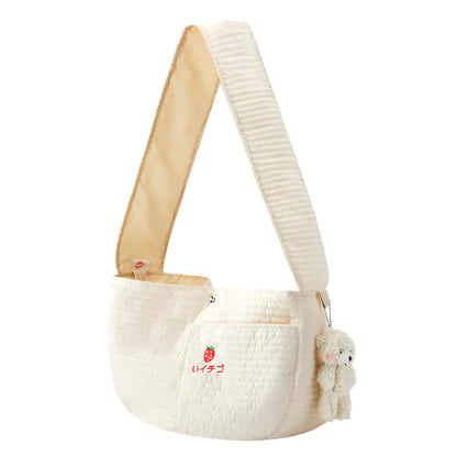 Portable Cat and Dog Backpack Canvas Pet Carrier