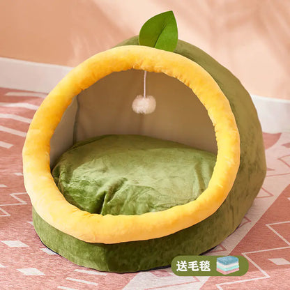 Winterfestes Halbgeschlossenes Katzenbett für Alle Jahreszeiten