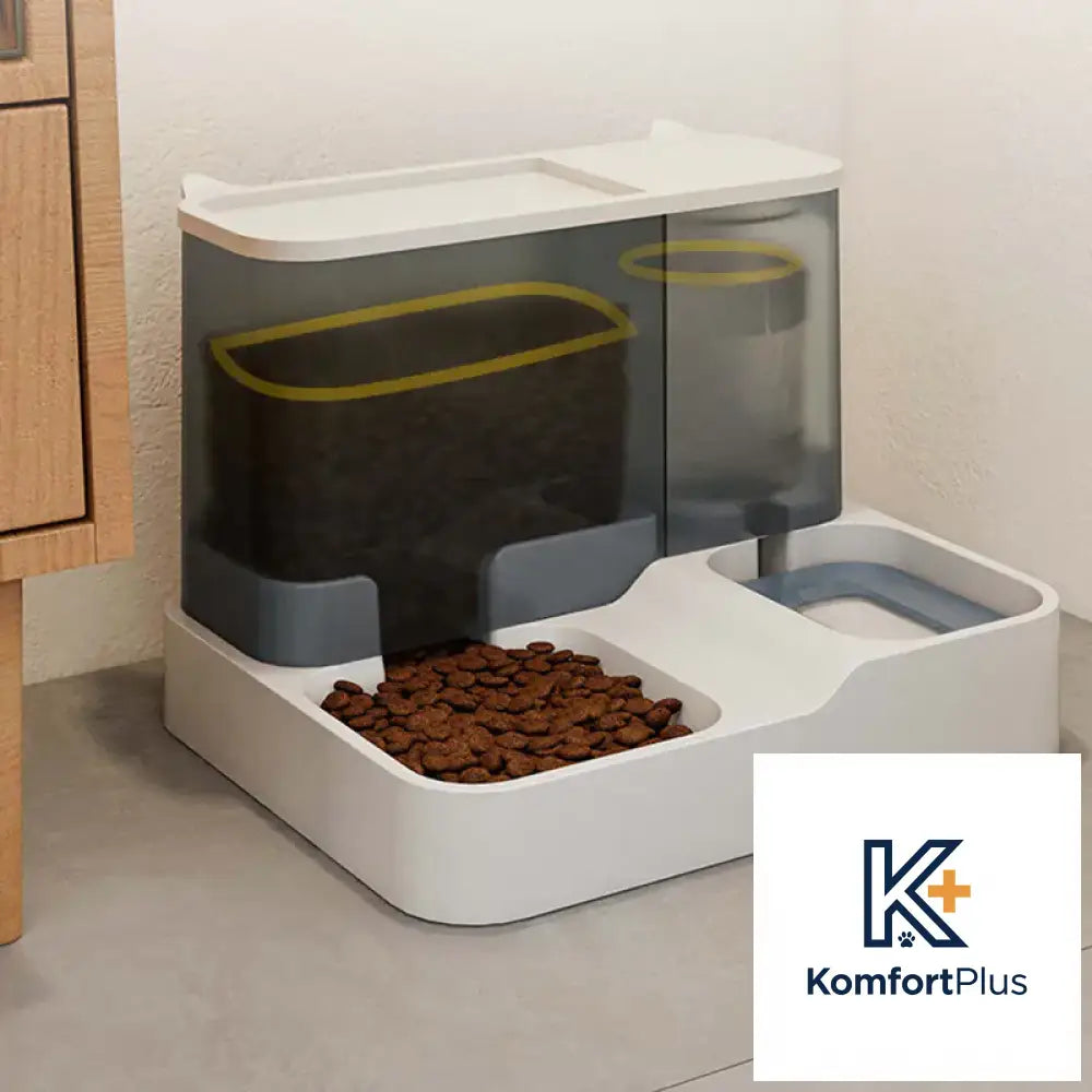 Automatic Cat Feeder and Water Dispenser for Pets