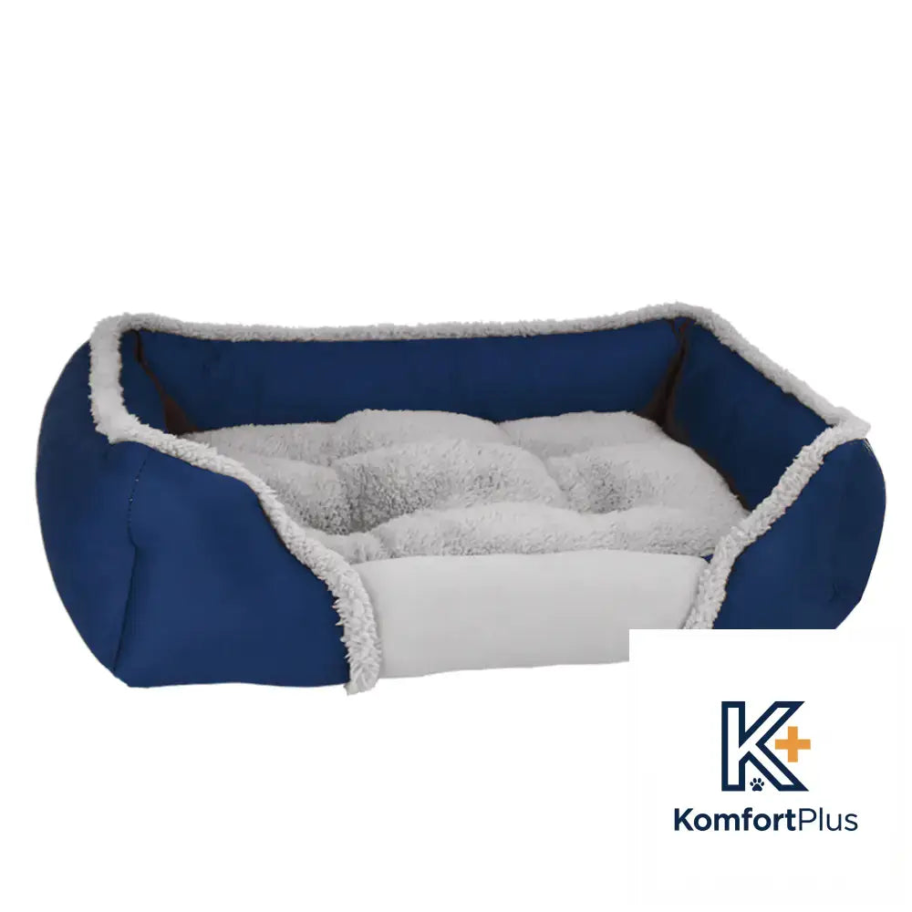 Breathable Dog Bed for Autumn and Winter Use Navy Blue / S