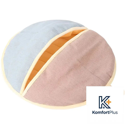 Cat Bed and Sleeping Bag with Dual Use Design 55*60CM / Powder blue