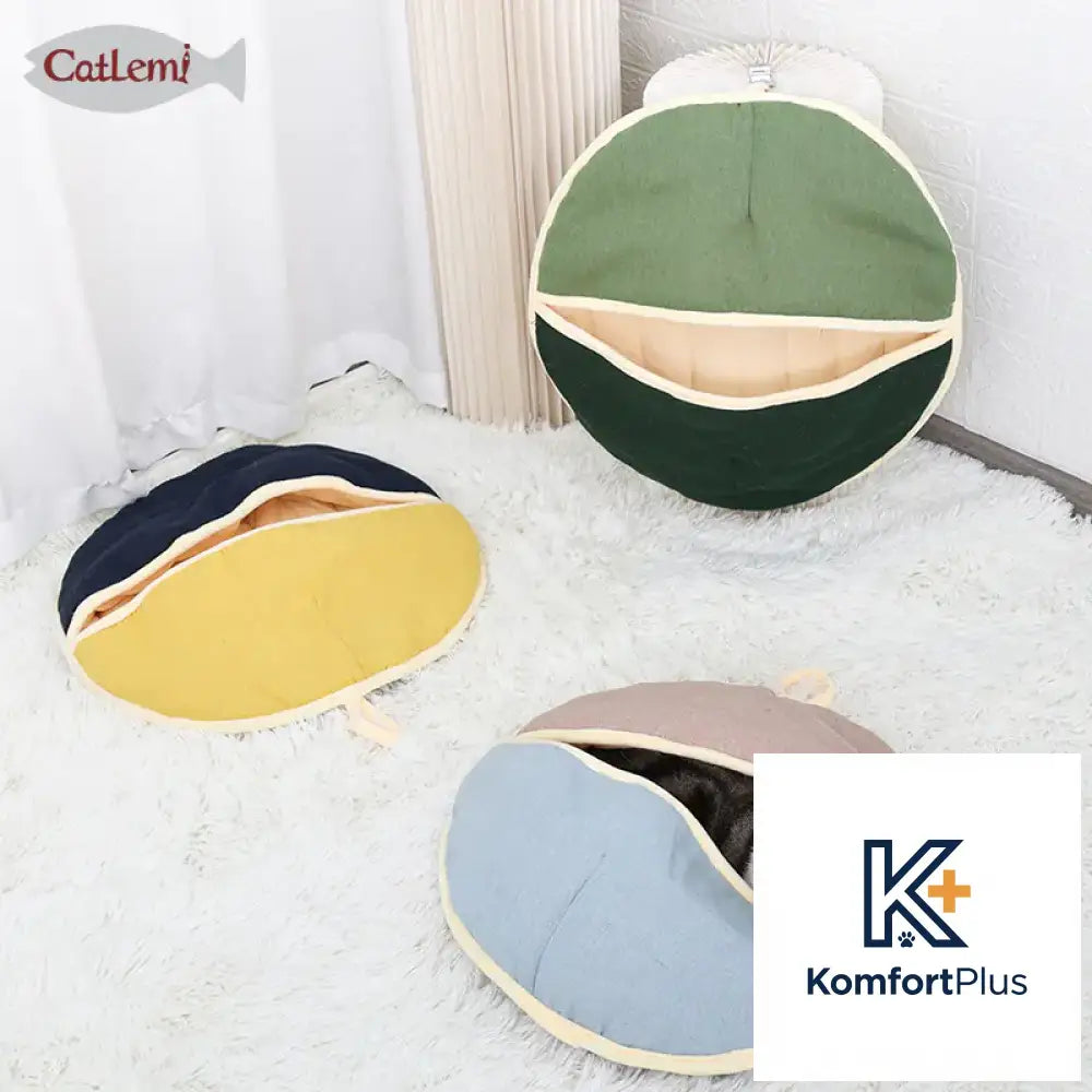 Cat Bed and Sleeping Bag with Dual Use Design