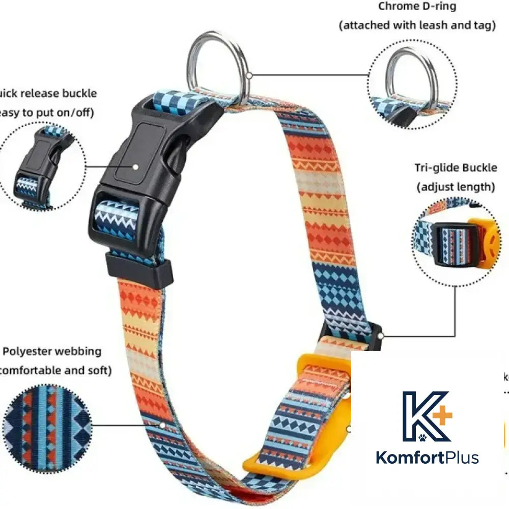 Digital Printing Collar for Apple Airtag - Pets Accessories