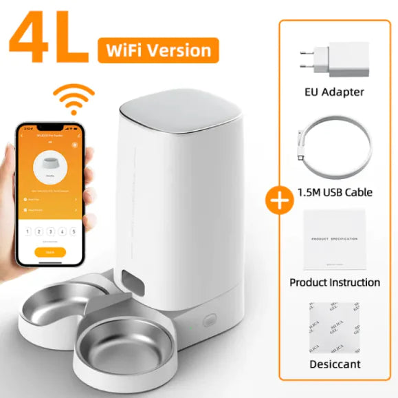 Automatischer Katzenfutterautomat (4 Liter)
