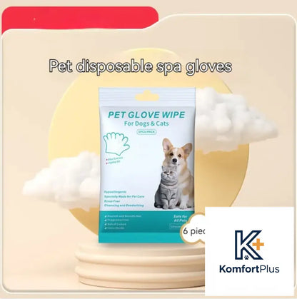 Pet Cleaning Gloves & Wipes