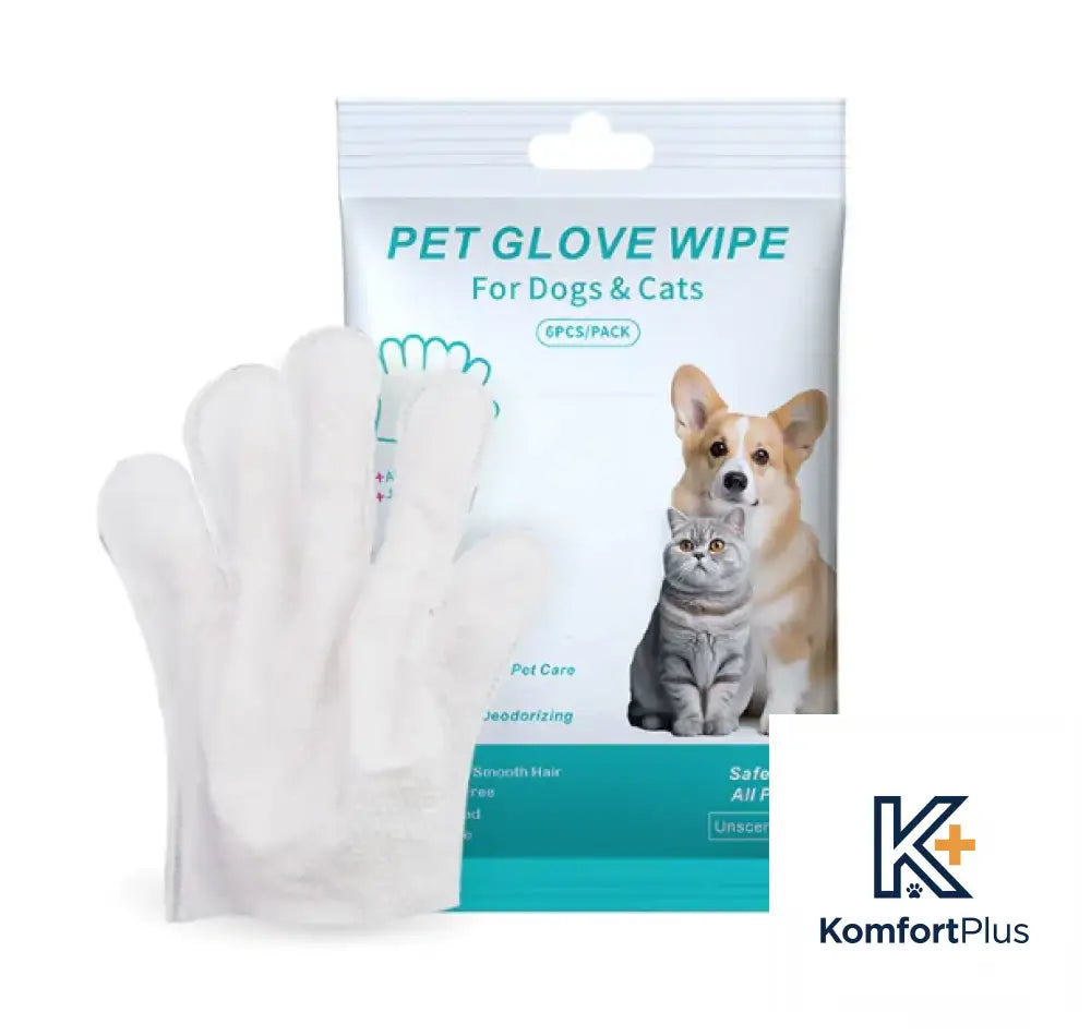 Pet Cleaning Gloves & Wipes Disposable Gloves / 2pcs