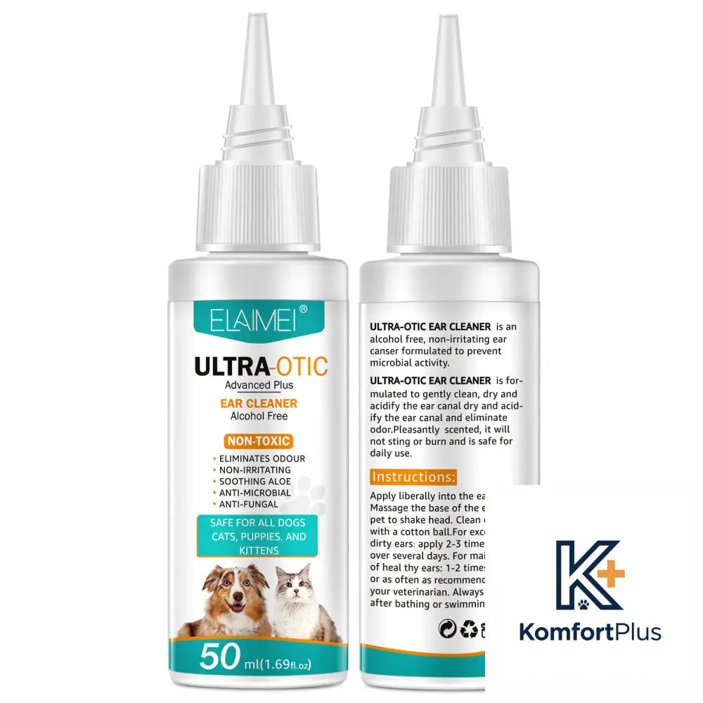 Pet Ear Cleaner 50ml ELAIMEI Pet ear cleaning liquid