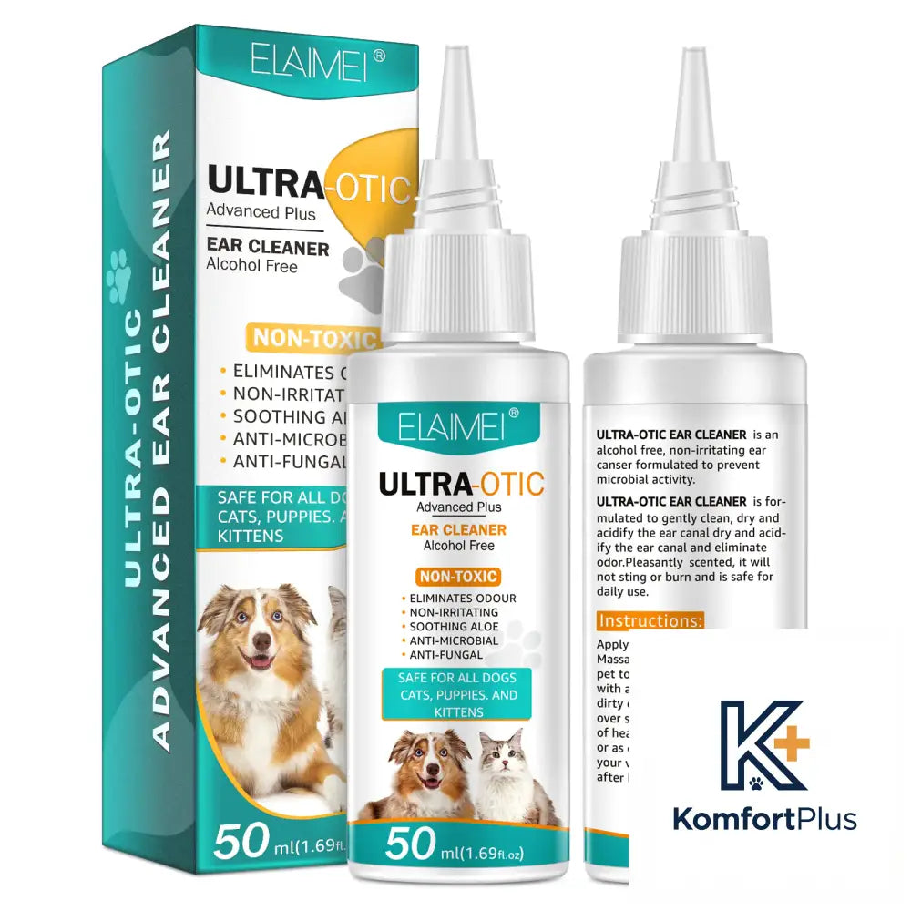 Pet Ear Cleaner 50ml ELAIMEI Pet ear cleaning liquid
