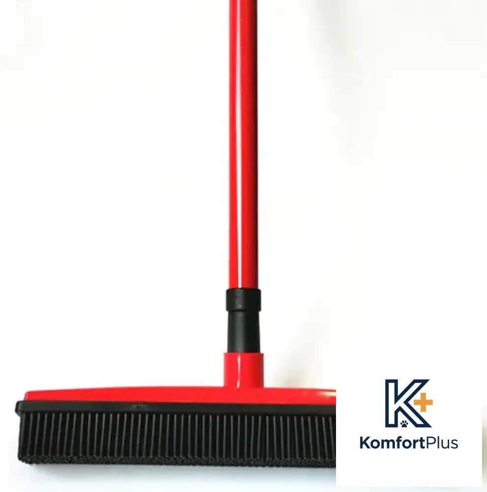 Pet Hair Removal Broom Mop Red