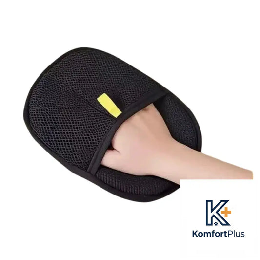 Pet Hair Remover Glove – Dual-Sided Deshedding Mitt for Dogs Cats & Rabbits Black / 1 PCS