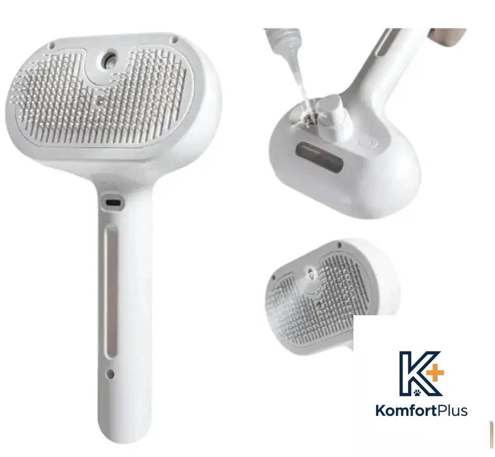 Pet Hair Spray Brush White