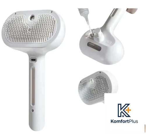 Pet Hair Spray Brush White