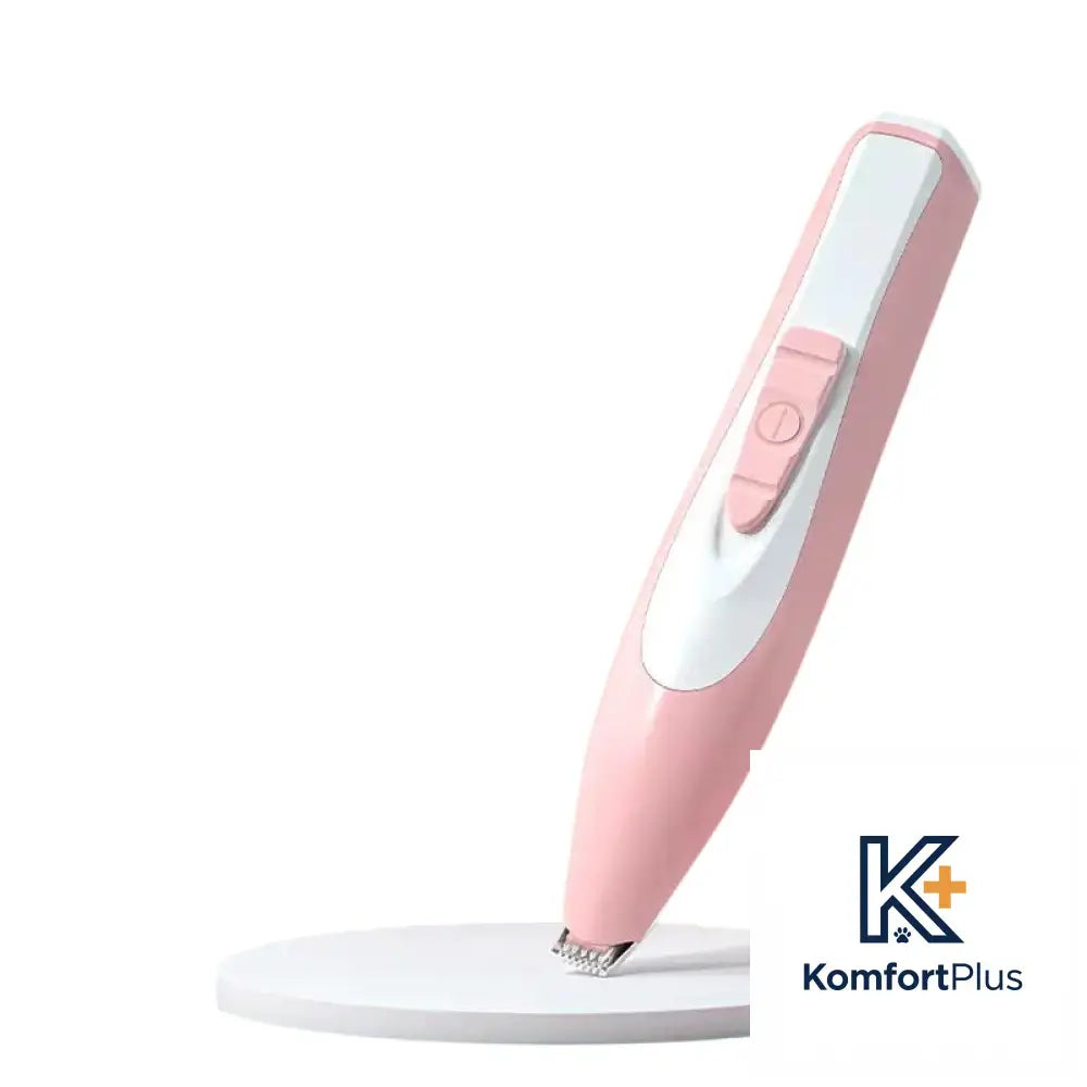 Pet Paw Hair Trimmer for Cats and Dogs Pink / USB