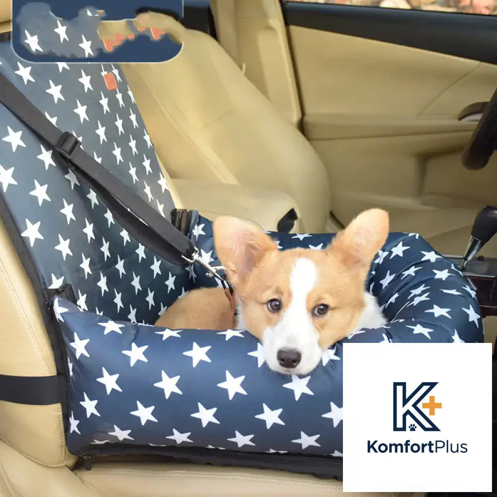Pet Travel Car Seat for Small to Medium Dogs Navy