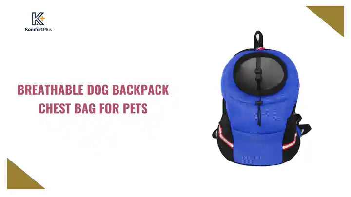 Breathable Dog Backpack Chest Bag for Pets by@Outfy