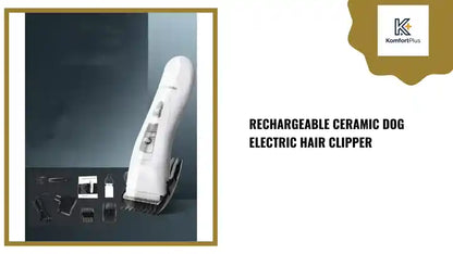 Rechargeable Ceramic Dog Electric Hair Clipper by@Outfy