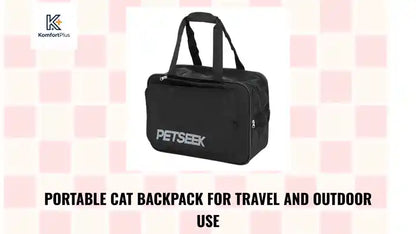 Portable Cat Backpack for Travel and Outdoor Use by@Outfy