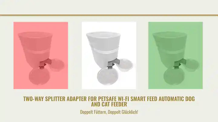 Two-Way Splitter Adapter for PetSafe Wi-Fi Smart Feed Automatic Dog and Cat Feeder by@Outfy