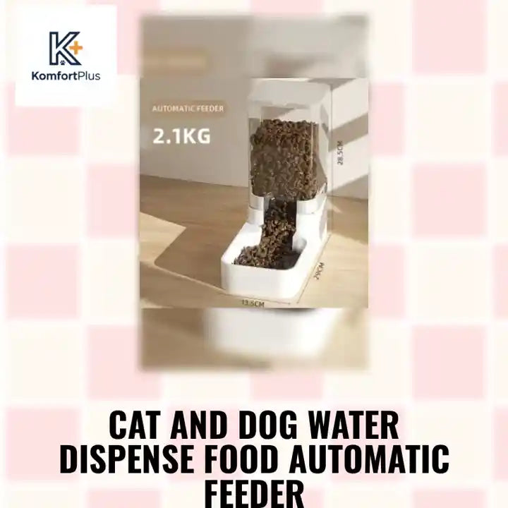 Cat And Dog Water Dispense Food Automatic Feeder by@Outfy