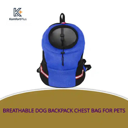 Breathable Dog Backpack Chest Bag for Pets by@Outfy