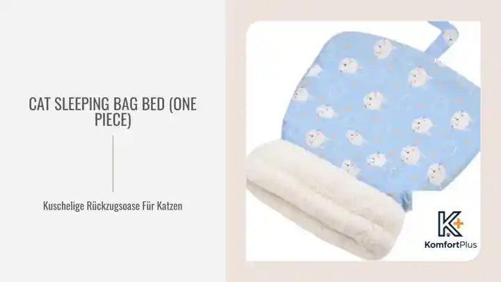 Cat Sleeping Bag Bed (One Piece) by@Outfy