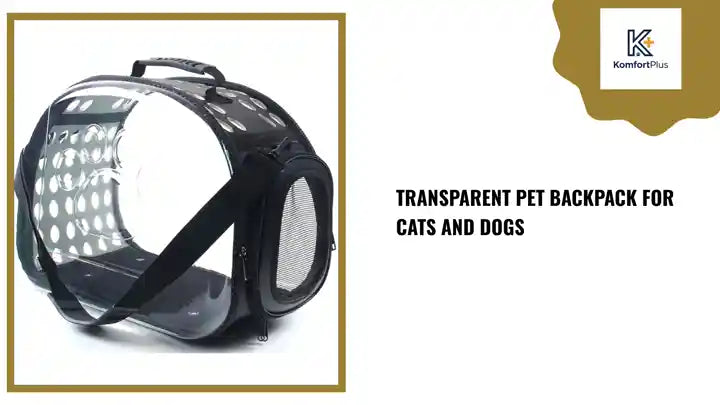 Transparent Pet Backpack for Cats and Dogs by@Outfy