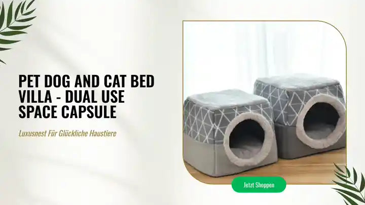 Pet Dog and Cat Bed Villa - Dual Use Space Capsule by@Outfy