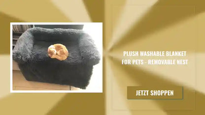 Plush Washable Blanket for Pets - Removable Nest by@Outfy