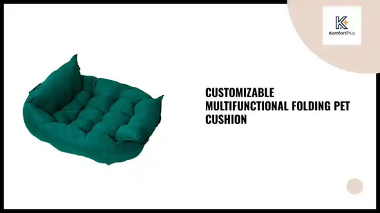 Customizable Multifunctional Folding Pet Cushion by@Outfy