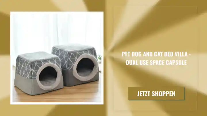 Pet Dog and Cat Bed Villa - Dual Use Space Capsule by@Outfy