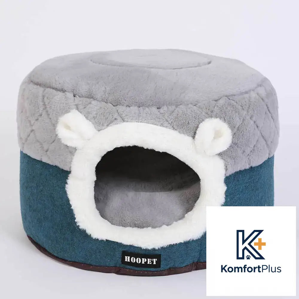 Reversible Quilted Warm Cat Bed for Pets in Autumn/Winter