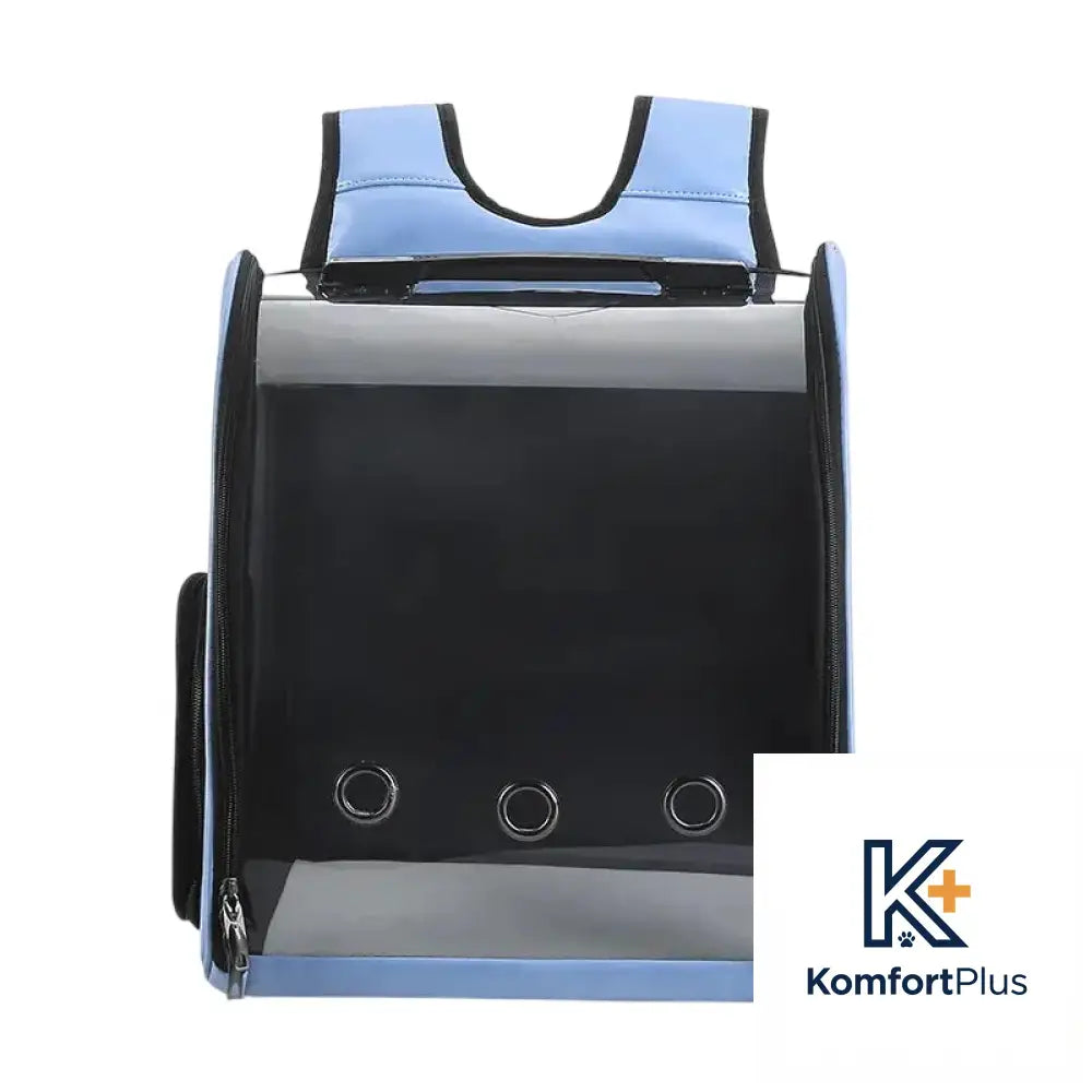 Transparent Foldable Pet Backpack for Cats and Dogs Yellow