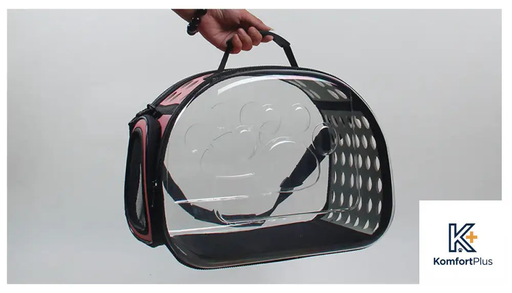 Transparent Pet Backpack for Cats and Dogs