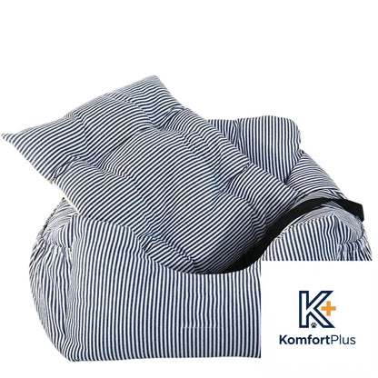 Travel Car Cushion for Small to Medium Dogs Blue