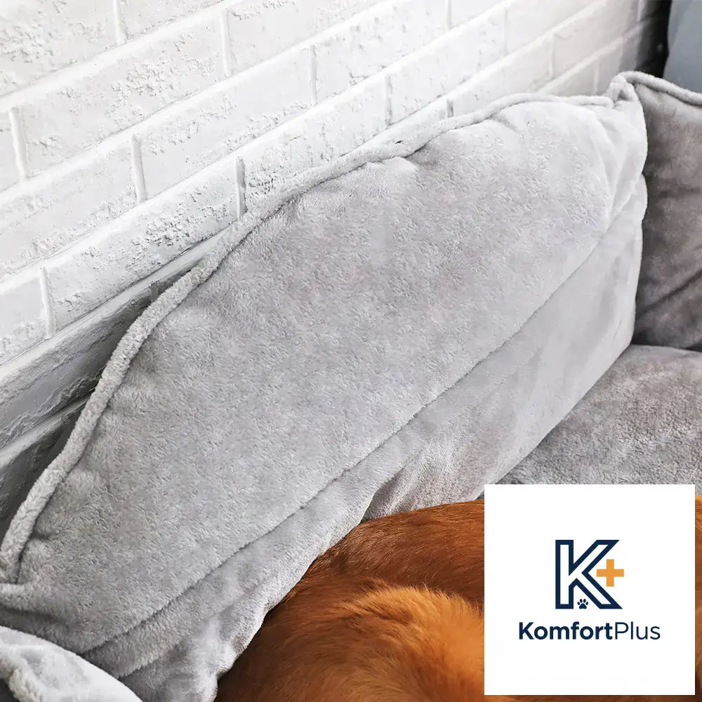 Waterproof High-Back Pet Bed for Dogs and Puppies