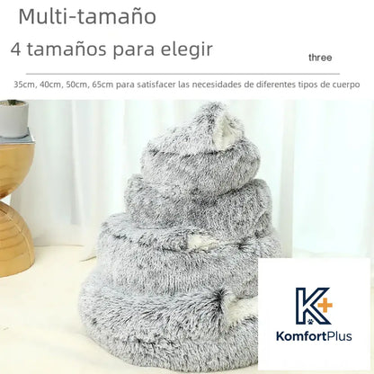 Winter Warm Pet Shell Semi-Enclosed Cat Bed